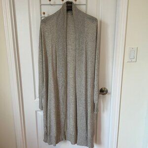 Vince Light Grey Cashmere/Wool Long Cardigan